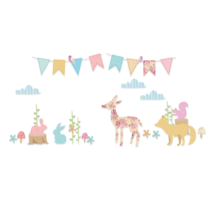 KIT MURAL BOSQUE TEXTURAS (Este producto se hace sobre pedido)