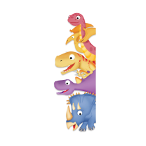 KIT MURAL DINOSAURIOS ESQUINA (Este producto se hace sobre pedido)