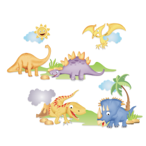 KIT MURAL DINOSAURIOS (Este producto se hace sobre pedido)