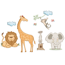 KIT MURAL JUNGLA GRANDE