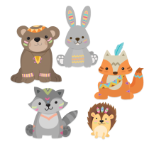 KIT BOSQUE TRIBAL (Este producto se hace sobre pedido)